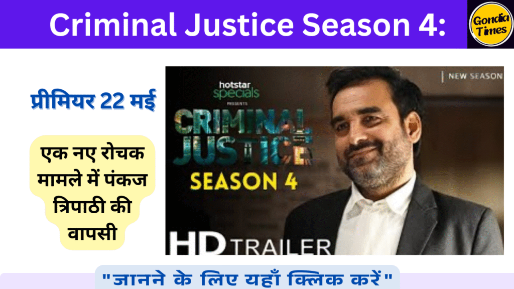 Criminal justice season 4